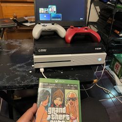 $240! 2 Controllers. 3 Games in 1 Disc. & 2020 Xbox One S 1TB. Nooo Monitor that extra $240! Portable G Story full HD. All for $450 or Cash & trade