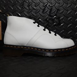 Dr. MartensMartens' white Church 7-Eye Monkey boots size 9 women's 