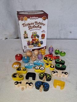 Tinker Totter Robots Construction & Character Play Set (Is Complete)