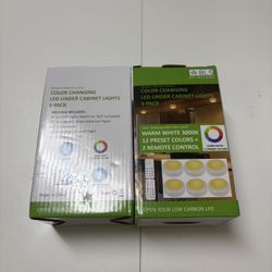 Color Changing LED Under Cabinet Lights – 6 Pack (2 Available)