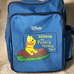 Vintage Disney Winnie The Pooh Backpack  Minor Spots Inside 