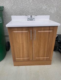 Used bathroom sink