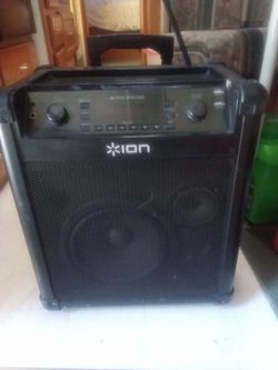 Ion  BLOCK ROCKER Blue tooth speaker