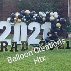 Balloon Decorations. For Grad. Birthday