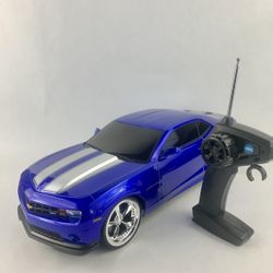 Blue Toy Camaro Remote Control