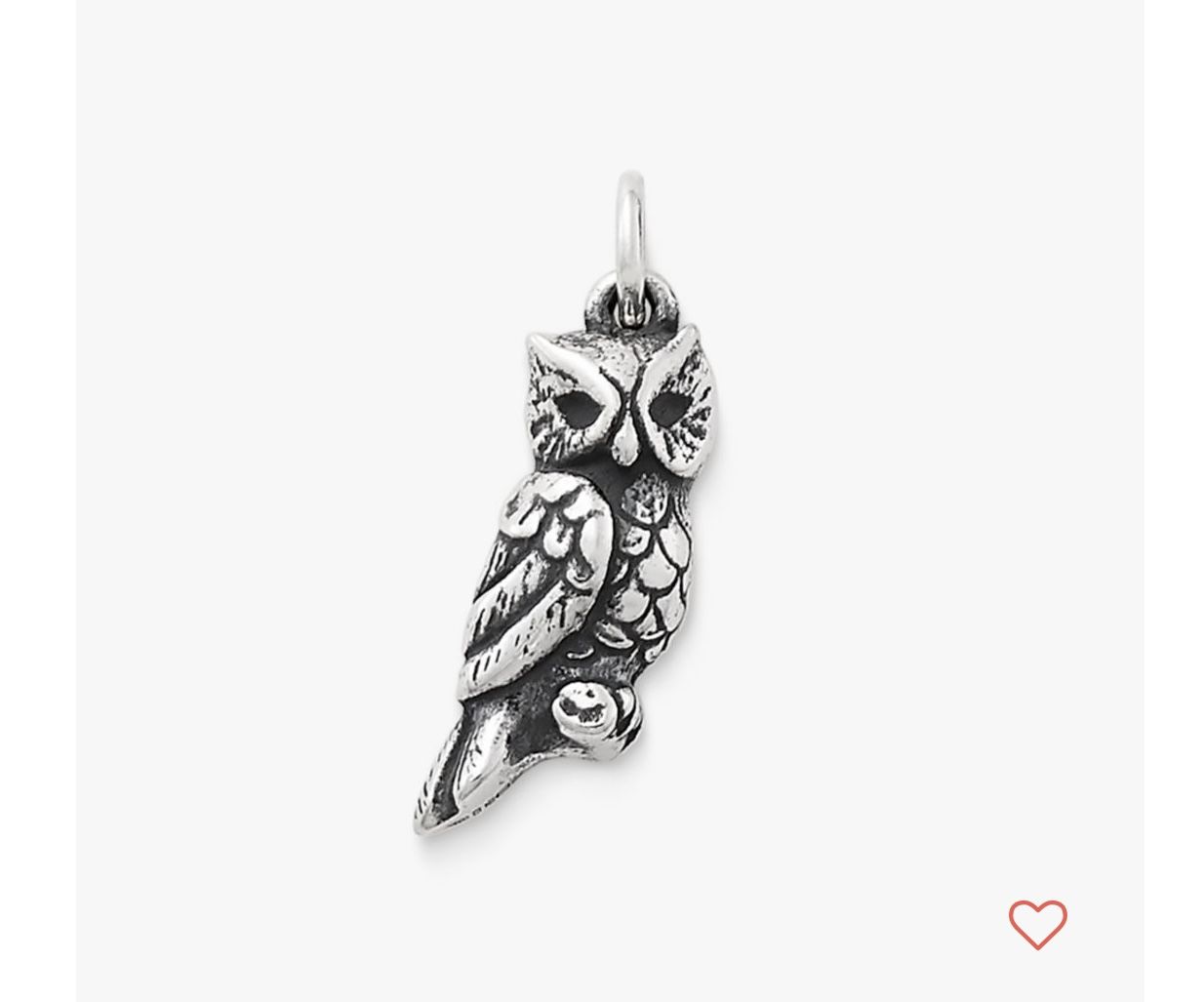 James avery Sculpted 3D Owl Charm