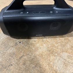 Bosina de bateria Soundcore Anker Motion Boom - Altavoz Bluetooth impermeable con controladores de titanio, tecnología BassUp, IPX7, tiempo de reprodu