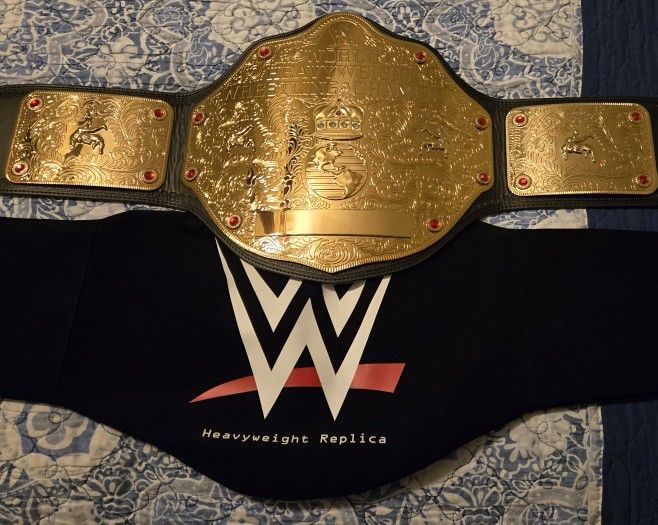 WWE World Heavyweight Championship Big Gold Title Belt