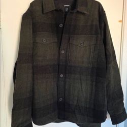 Men's Express flannel jacket XL new