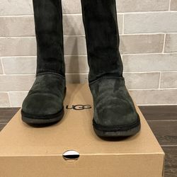 Ugg Classic Tall Black Boots Size 8