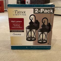 Wall Lantern ( 2 Pack)