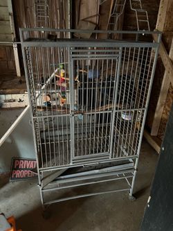 Bird Cage on wheels