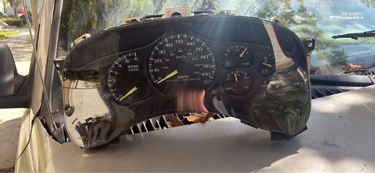 2001 Chevy cluster