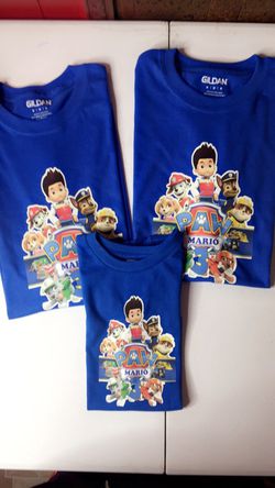 Paw patrol shirts personalized/ camisas personalizadas para cumpleaños for Sale in Houston, TX OfferUp