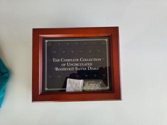 Roosevelt Dime Display Case With Key And Lock