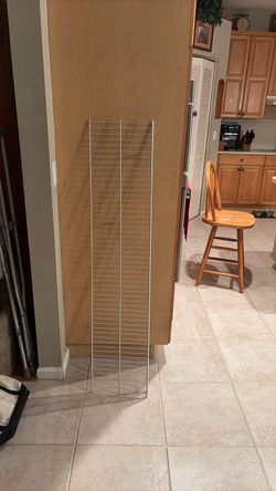White Wire Shelving Panel