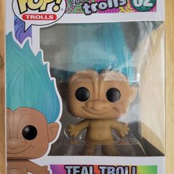 Funko Pop Good Luck Trolls Teal Troll 