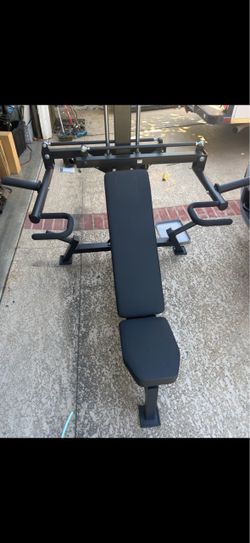 Chest Press and Shoulder Press Black Rack System