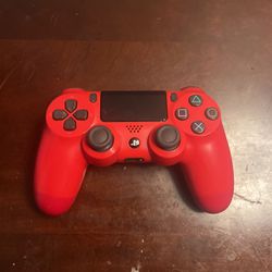 Red Ps4 Controller 