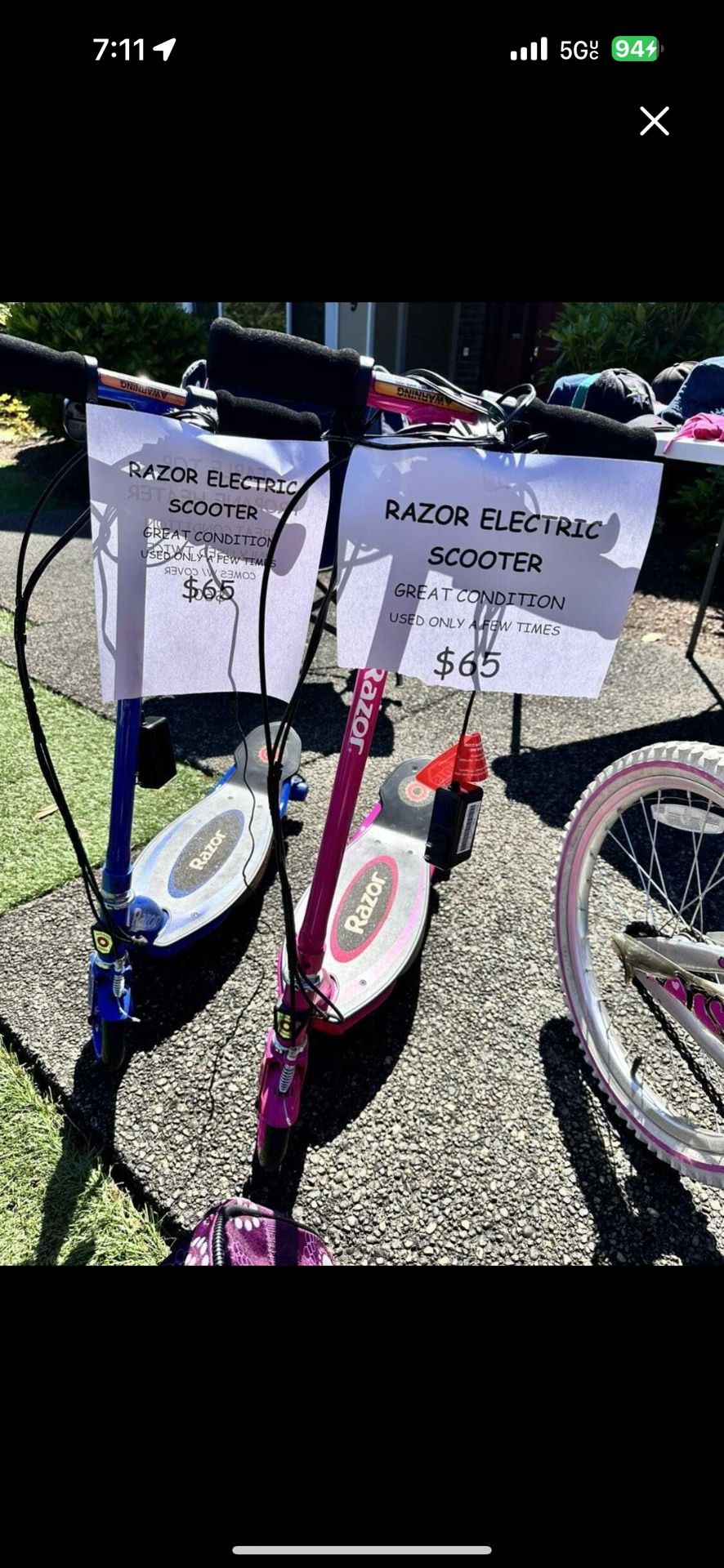 Razor electric scooter
