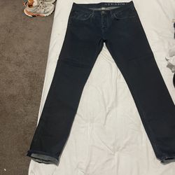 Dark Blue Burberry Brit jeans 