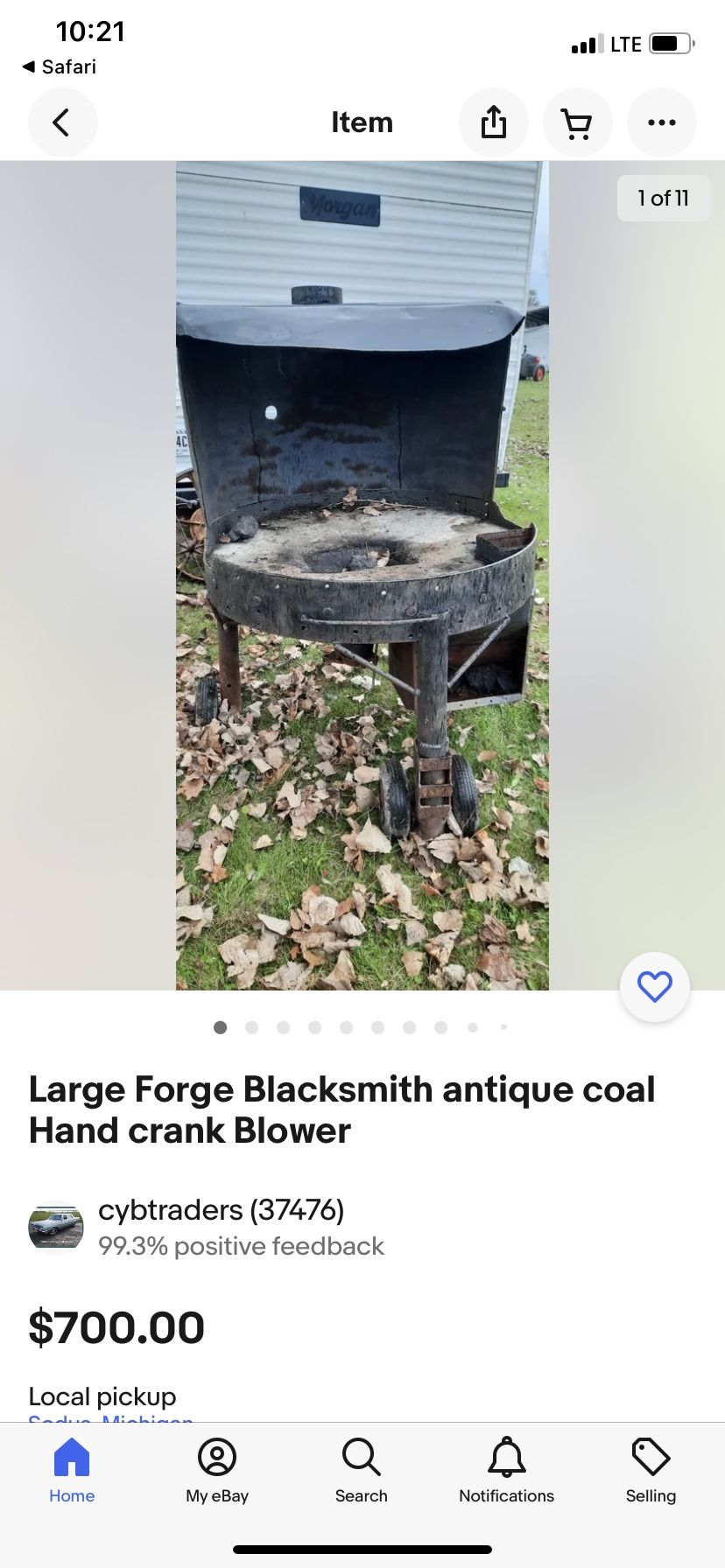 Vintage Coal Forge
