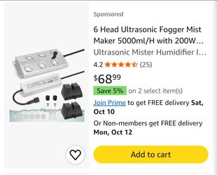 Ultrasonic Fog mist maker for Halloween
