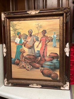 Vintage African Tribal Artwork