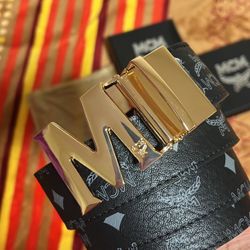 Black Mcm Belt 
