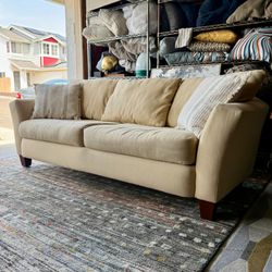 Rowe Furniture's Beige 85” Modern Sofa