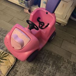 Pink Push cart