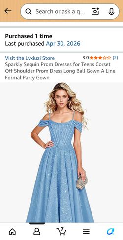 Prom dress
