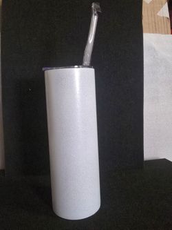Tumbler glitter 20oz stainless steel double walled