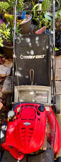 Free - Troy - Bilt Lawn Mower with Brigs and Stratton Engine