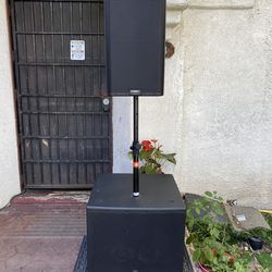 Qsc K12.2 Speaker & Jbl Eon Bass Subwoofer
