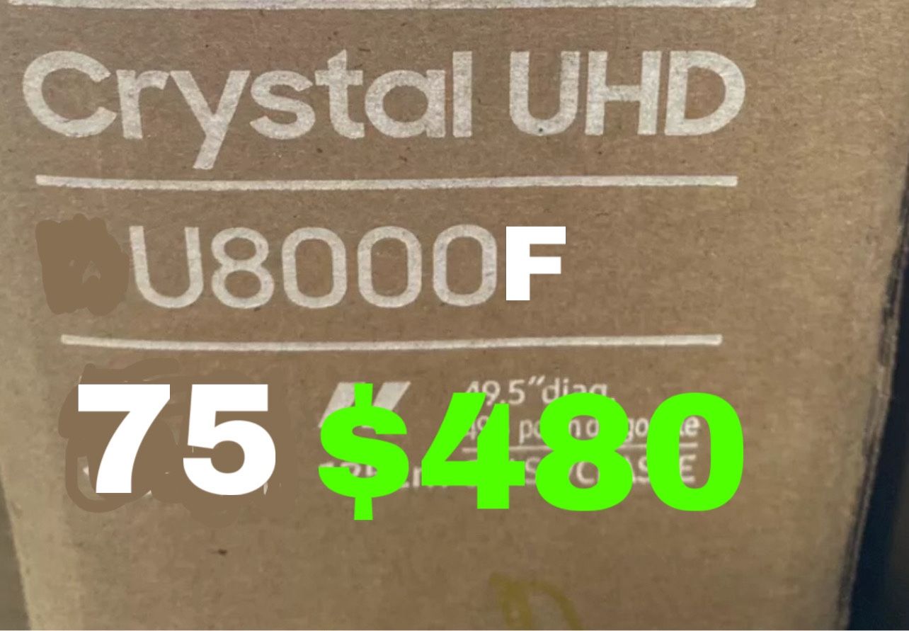 Samsung 75 LCD LED 4k TV