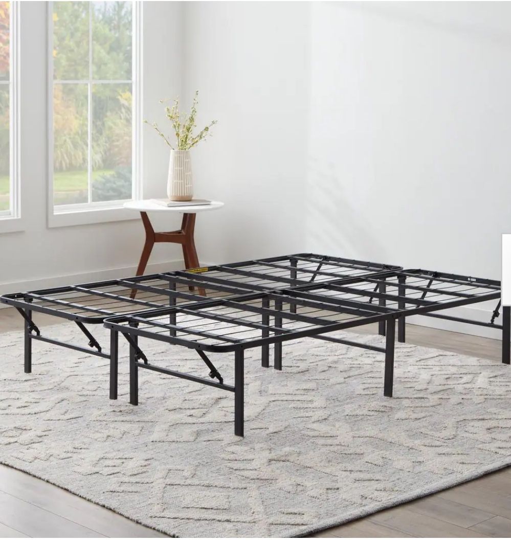 2 Metal Bed Frames Fits For Queen