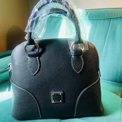 Dooney & Bourke Lucca Satchel In Pebble Grain Leather Retails At Dooney & Bourke For $298