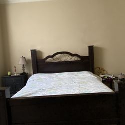 King Size Bed Frame And Dresser With Mirror