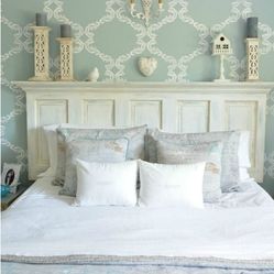 Queen Sz Headboard Made From Antique Door