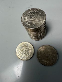 Mexican .720 Silver Pesos