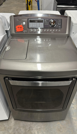 LG Front Load Steam Dryer – Graphite Steel, Sensor Dry