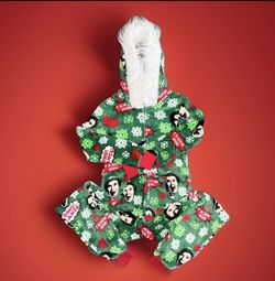 Elf Women's XS One Piece Pajamas Fleece Jumpsuit Christmas Buddy The Elf