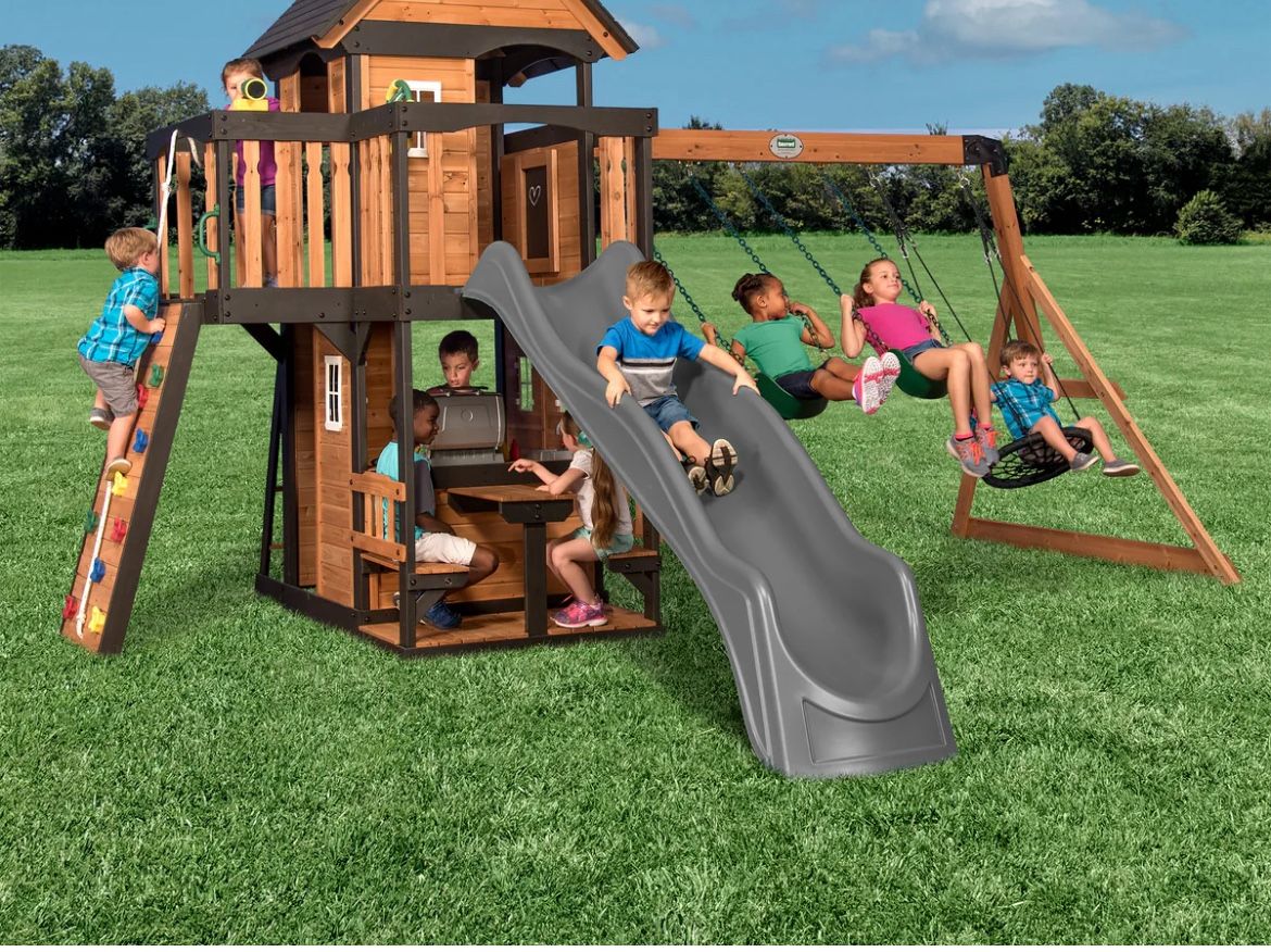 Back Yard Discovery Mystic tower Kids Swingset