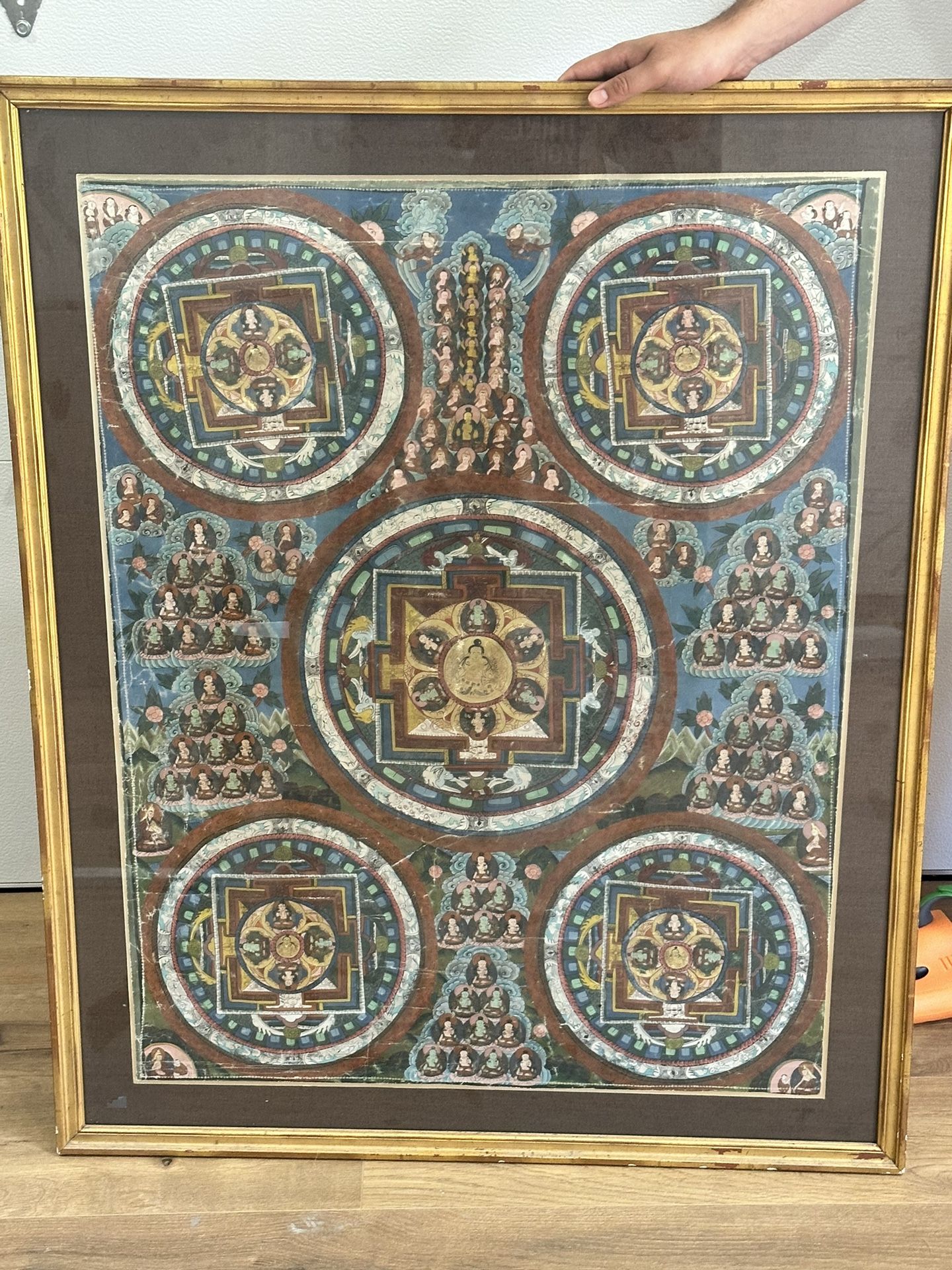 Mandala Thanka Framed