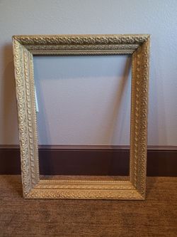 Antique wood frame