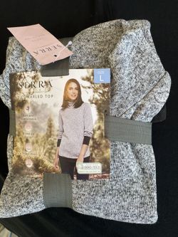 Ladies Marled Top,, Size L