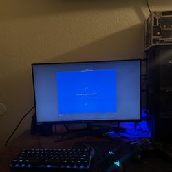 Pc, Razor Keyboard& Mouse With Monitor 