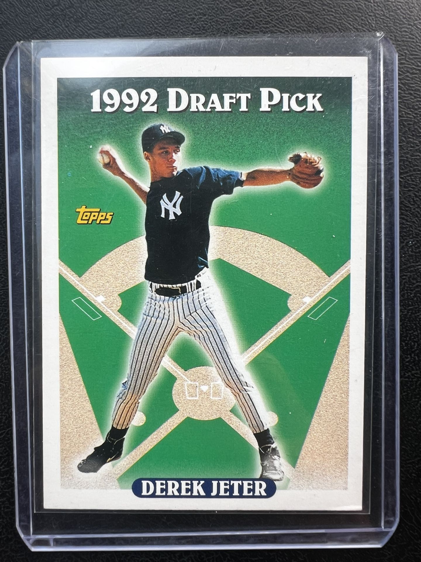 Tops Derek Jeter Rookie 1992 Draft Pick GREAT CENTERING