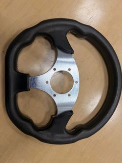 RASTP Steering Wheel – Black/Carbon Fiber Look